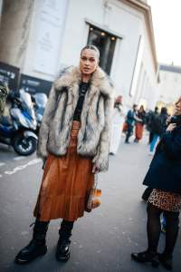 Street style at Paris Fashion Week Fall 2023