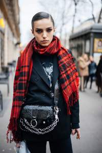 Street style at Paris Fashion Week Fall 2023