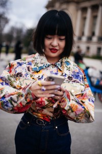 Street style at Paris Fashion Week Fall 2023