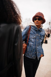 Street style at Paris Fashion Week Fall 2023