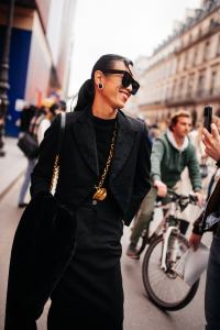 Street style at Paris Fashion Week Fall 2023