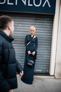 Street style at Paris Fashion Week Fall 2023