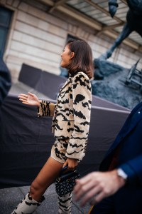 Street style at Paris Fashion Week Fall 2023