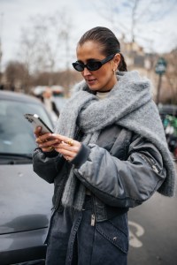 Street style at Paris Fashion Week Fall 2023