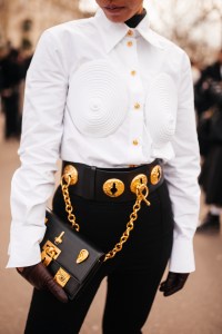 Street style at Paris Fashion Week Fall 2023