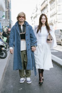 Street style at Paris Fashion Week Fall 2023
