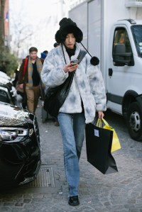 Street style at Paris Fashion Week Fall 2023