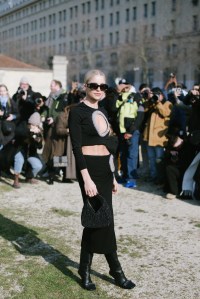 Street style at Paris Fashion Week Fall 2023