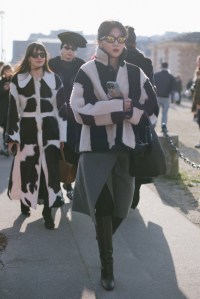 Street style at Paris Fashion Week Fall 2023