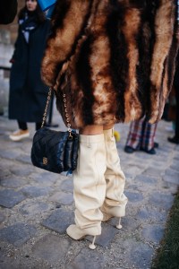 Street style at Paris Fashion Week Fall 2023