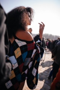 Street style at Paris Fashion Week Fall 2023