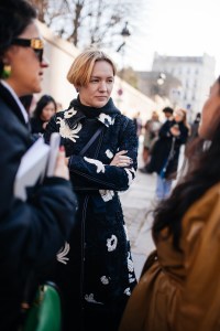 Street style at Paris Fashion Week Fall 2023