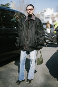 Street style at Paris Fashion Week Fall 2023