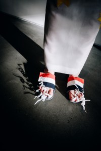 Backstage at Thom Browne RTW Fall 2023