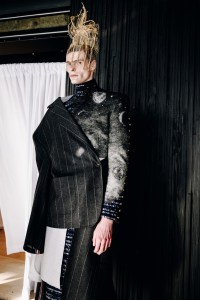 Backstage at Thom Browne RTW Fall 2023