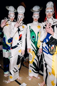 Backstage at Thom Browne RTW Fall 2023