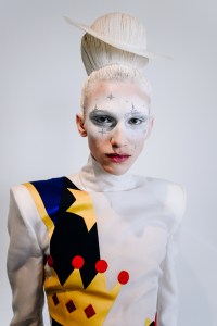 Backstage Beauty at Thom Browne RTW Fall 2023
