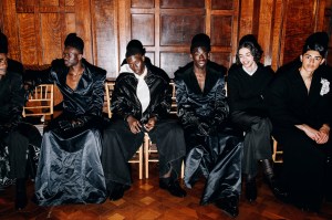 Backstage at Willy Chavarria RTW Fall 2023
