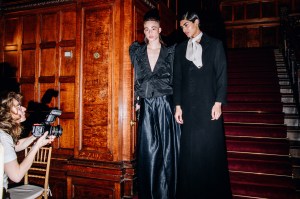 Backstage at Willy Chavarria RTW Fall 2023