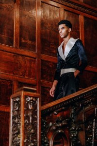 Backstage at Willy Chavarria RTW Fall 2023