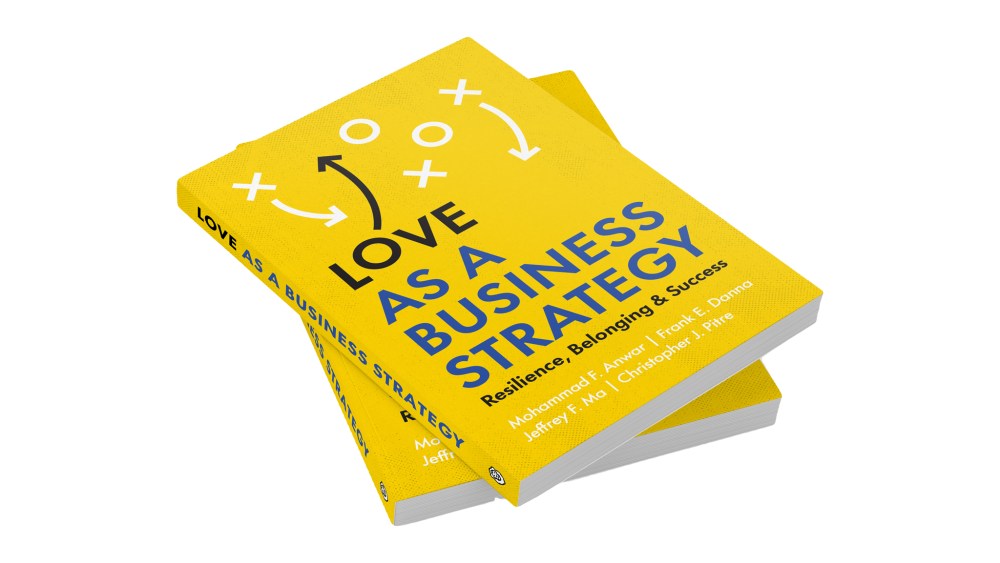 The cover of "Love as a Business Strategy."