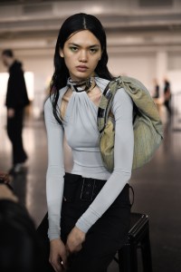 Backstage at Diesel RTW Fall 2023