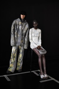 Backstage at Diesel RTW Fall 2023