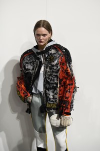 Backstage at Diesel RTW Fall 2023