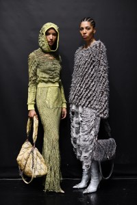 Backstage at Diesel RTW Fall 2023