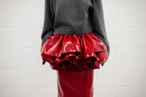 Backstage at Christopher Kane RTW Fall 2023