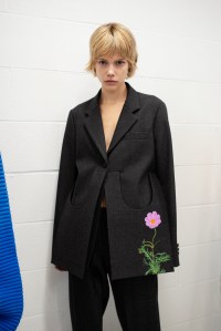 Backstage at Christopher Kane RTW Fall 2023