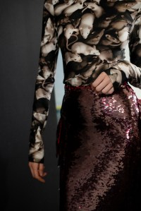 Backstage at Christopher Kane RTW Fall 2023