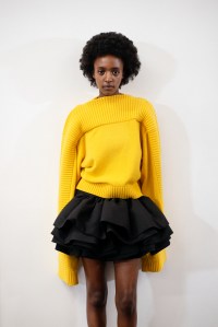 Backstage at Christopher Kane RTW Fall 2023