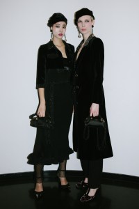 Backstage at Giorgio Armani RTW Fall 2023