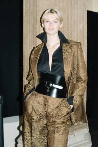 Backstage at Max Mara RTW Fall 2023