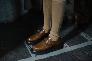 Backstage at Max Mara RTW Fall 2023