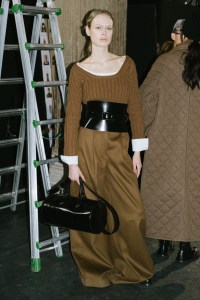 Backstage at Max Mara RTW Fall 2023