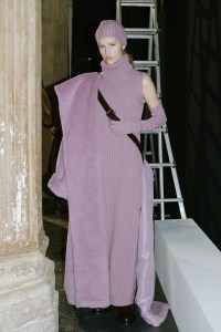 Backstage at Max Mara RTW Fall 2023