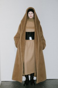 Backstage at Max Mara RTW Fall 2023