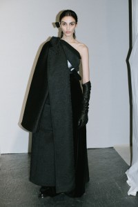 Backstage at Max Mara RTW Fall 2023