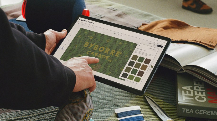 Byborre's design tool Create gives users the creative freedom to design a complex 3D knitted fabric.
