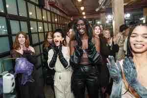 Backstage at Elena Velez RTW Fall 2023