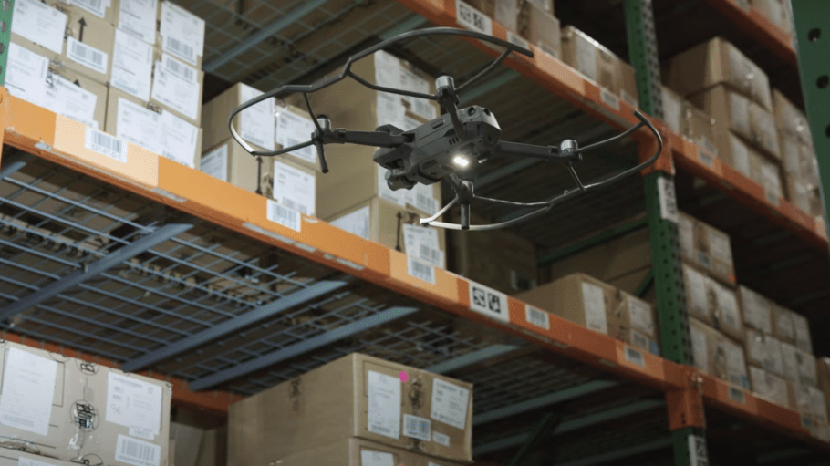 Sankalp Arora, CEO and co-founder of Gather AI, says that one customer reduced its full warehouse inventory taking cycle from an average of 90 days to just 2.5 days via drones.