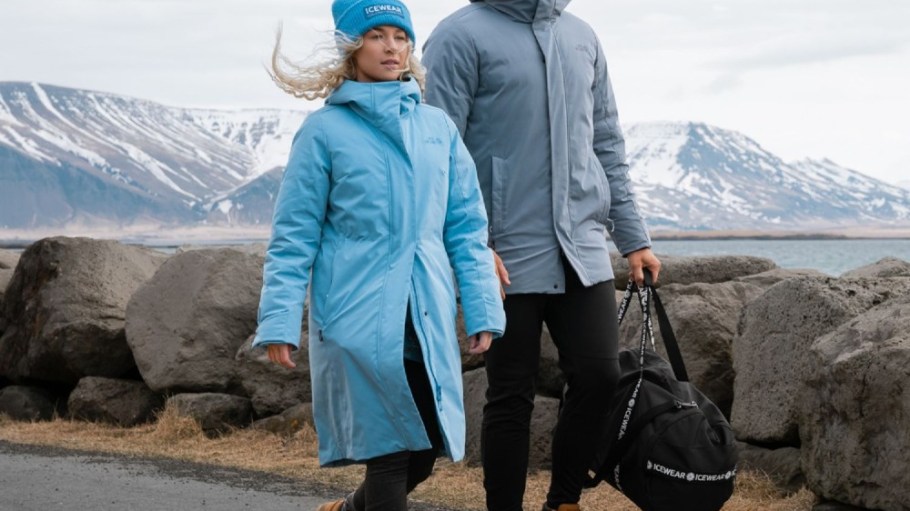 Icewear's line of outerwear features insulation made from sheep's wool fibers.