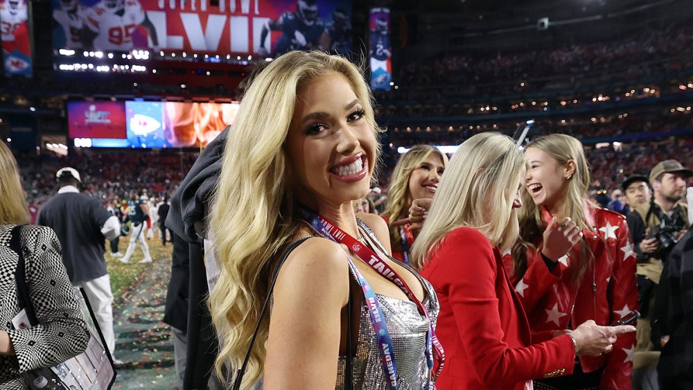 GLENDALE, ARIZONA - FEBRUARY 12: Gracie Hunt, daughter of Kansas City Chiefs CEO Clark Hunt, poses for a picture after the Kansas City Chiefs beat the Philadelphia Eagles in Super Bowl LVII at State Farm Stadium on February 12, 2023 in Glendale, Arizona. (Photo by Gregory Shamus/Getty Images)