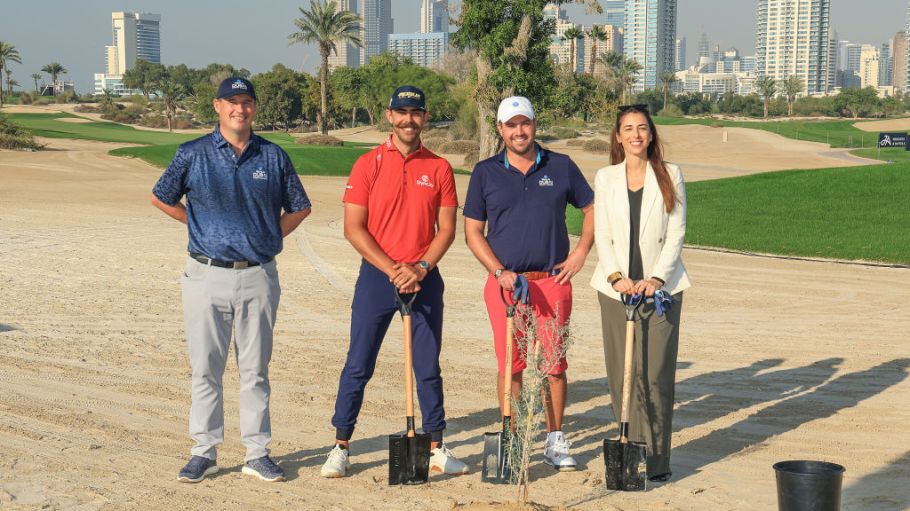 Former Slync.io CEO Chris Kirchner at the Slync.io Dubai Desert Golf Classic in January of 2022.
