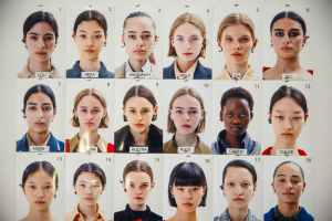 Backstage at Tory Burch RTW Fall 2023