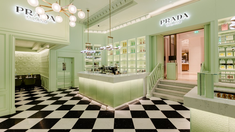 Prada Cafe at Harrods in London