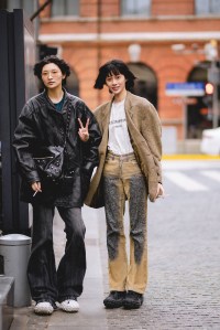 Street style during Shanghai Fashion Week