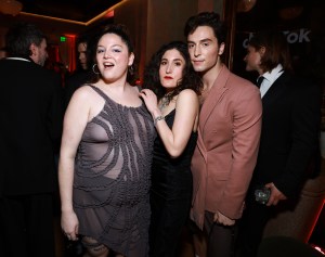 LOS ANGELES, CALIFORNIA - MARCH 08: (L-R) Megan Stalter, Kate Berlant and Benito Skinner aka Benny Drama attend Vanity Fair And TikTok Celebrate Vanities: A Night For Young Hollywood In Los Angeles on March 08, 2023 in Los Angeles, California. (Photo by Matt Winkelmeyer/Getty Images for Vanity Fair)